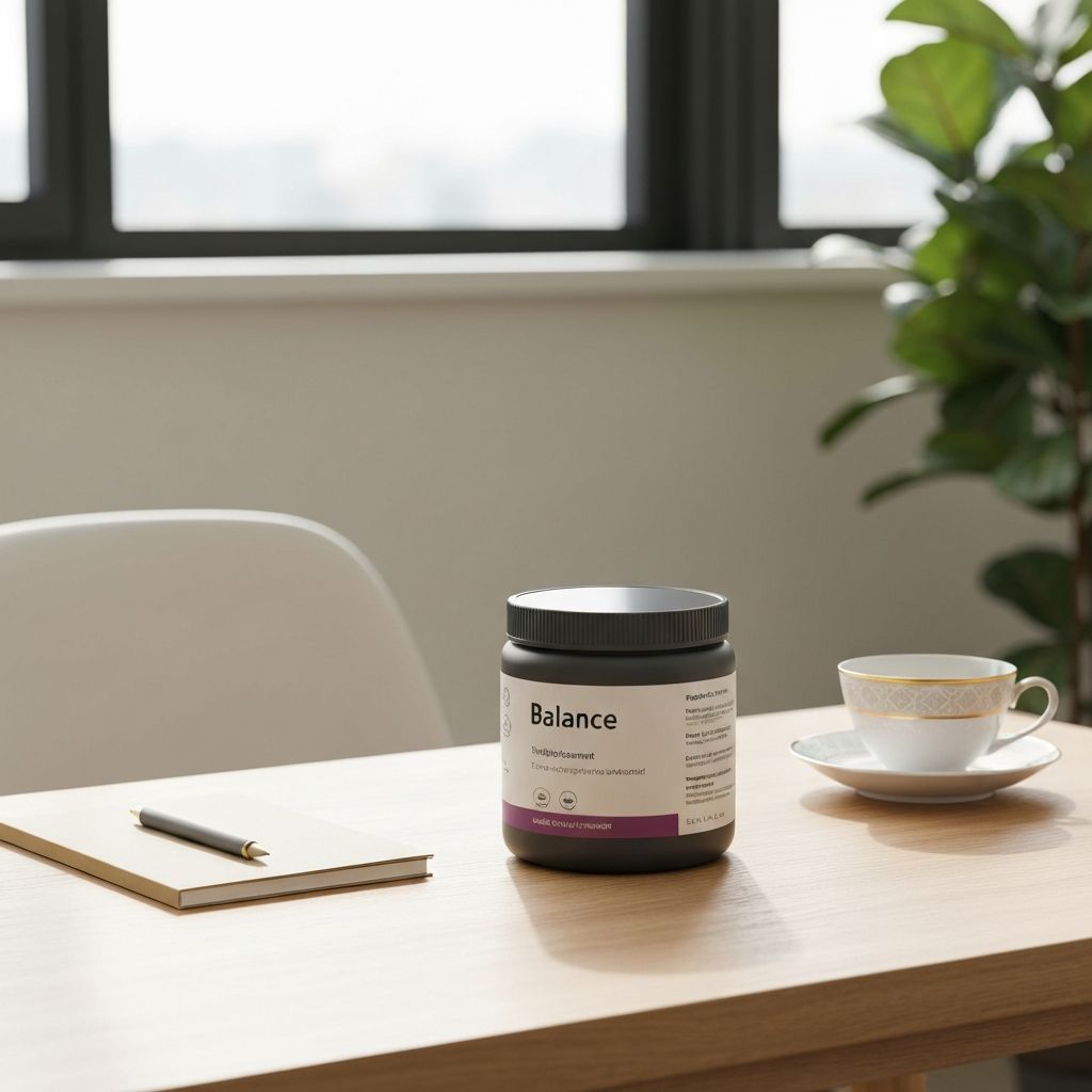 Midday balance complex in lifestyle wellness setting